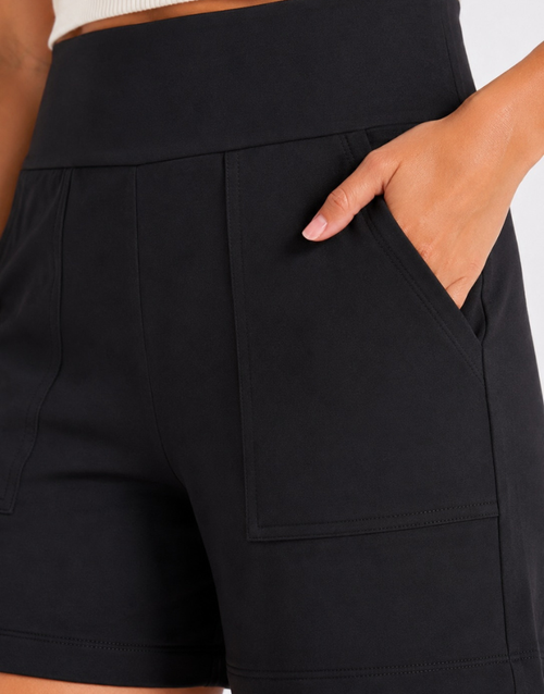 High-Waist Tailored Shorts | Stretch Fabric & Tailored Look