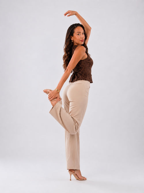 Performance Stretch Work Pants | Comfortable & Figure Shaping