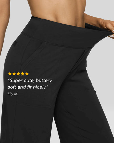 Performance Stretch Work Pants | Comfortable & Figure Shaping